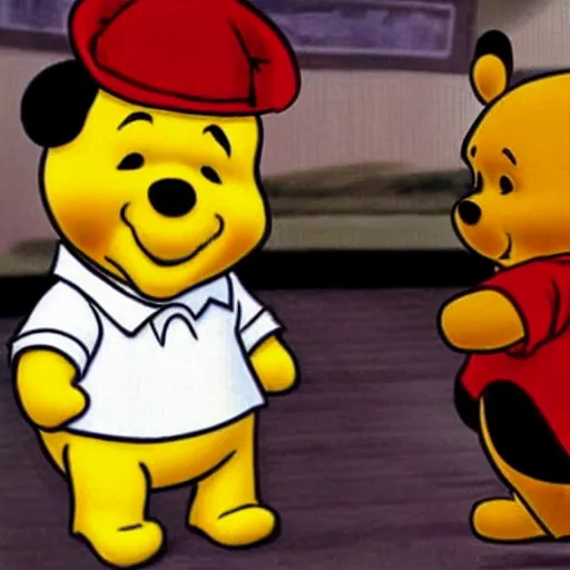 Image similar to xi jinping and winnie the pooh starring in fear and loathing in los vegas ( 1 9 9 8 )