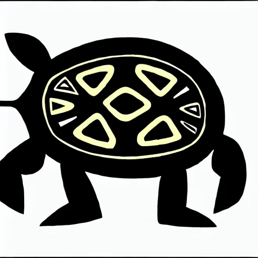 Image similar to turtle. pacific northwest coast, haida gwaii, formline, native art, tribal art, haida, clean, haida, haida