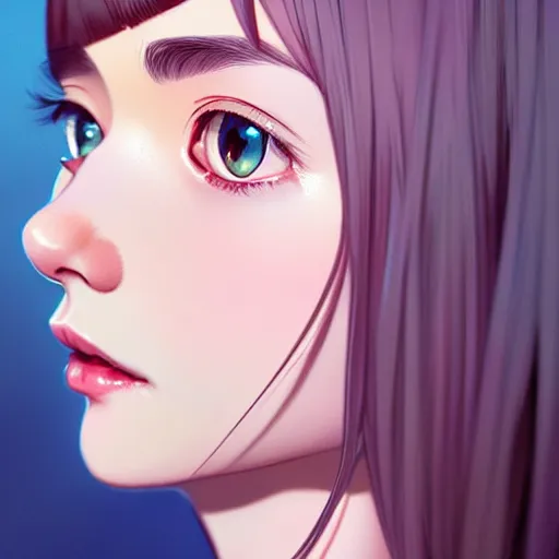 Prompt: a beautiful slim dainty singer girl hurts you, art by ilya kuvshinov and lois van baarle and ross tran and range murata and artgerm and andy warhol, norman rockwell, digital art, highly detailed, profile picture, intricate, sharp focus, mystical trending on artstation hq, deviantart, pinterest, unreal engine 5, 4 k uhd image