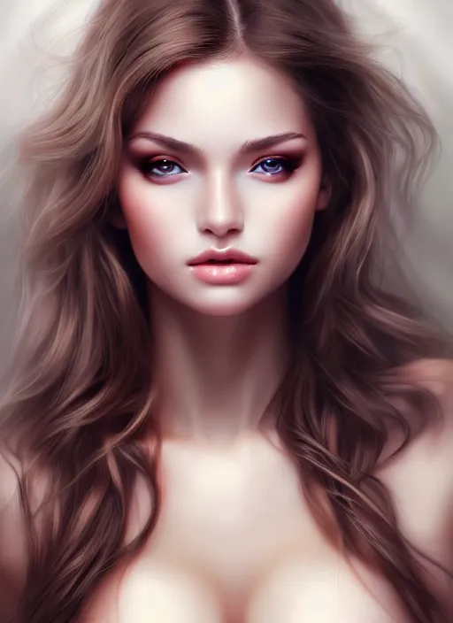 Image similar to a gorgeous female photo, professionally retouched, soft lighting, half body shot, realistic, smooth face, perfect eyes, symmetrical, wide angle, sharp focus on eyes, 8 k high definition, insanely detailed, intricate, elegant, art by artgerm, fireflies