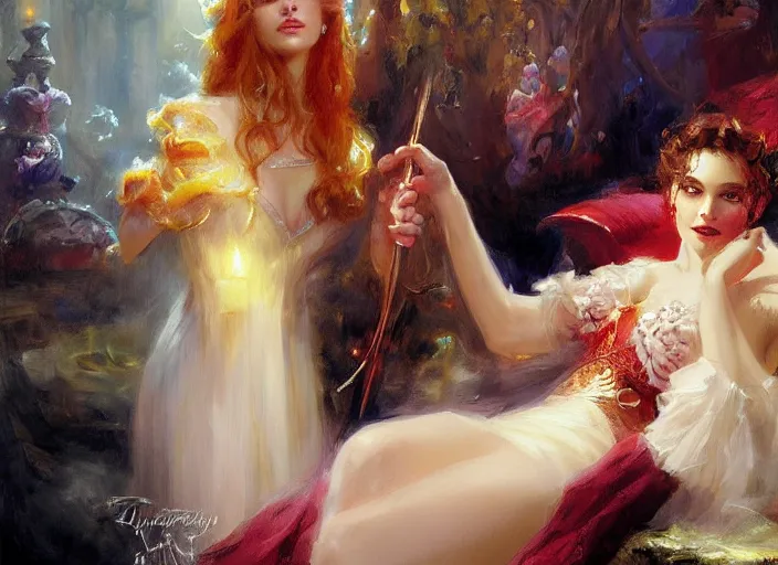 Image similar to vampire nobility by vladimir volegov and alexander averin and delphin enjolras and daniel f. gerhartz