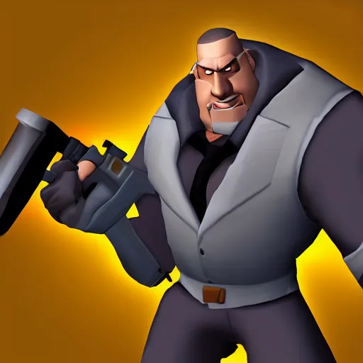 Prompt: Heavy from tf2