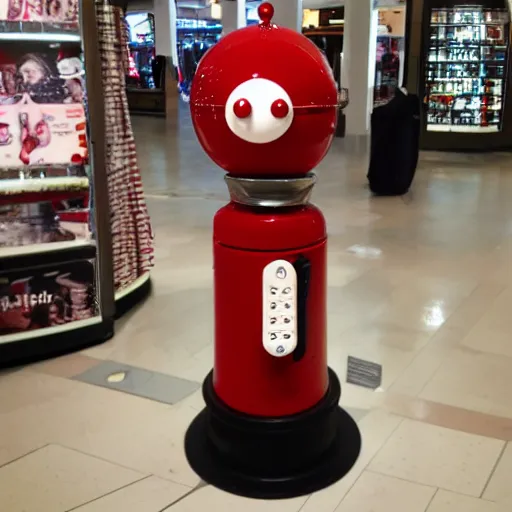 Image similar to Tom Servo at the mall