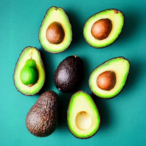 Image similar to youtuber nikocado avocado as an avocado