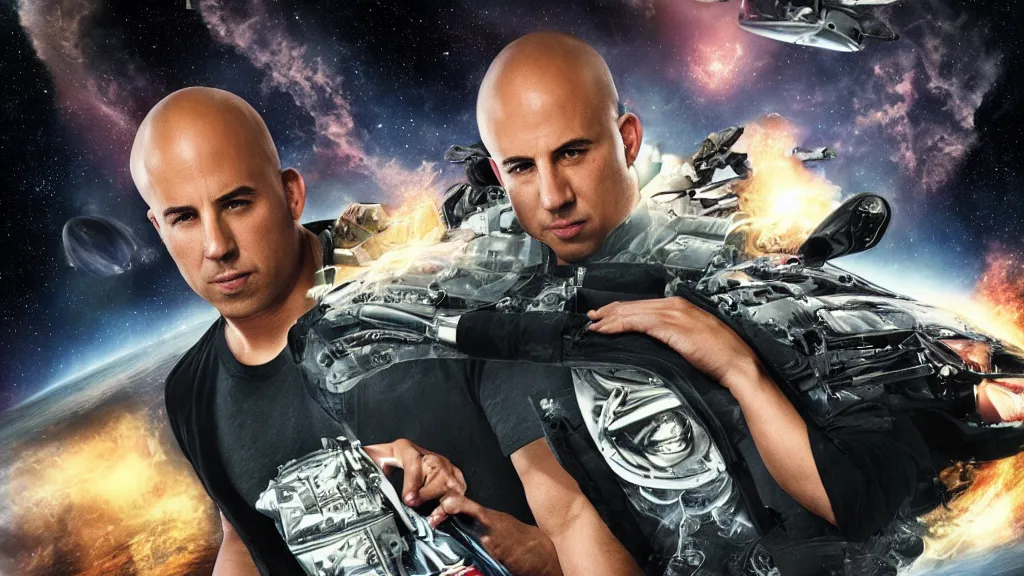 Image similar to Dominic Toretto in space