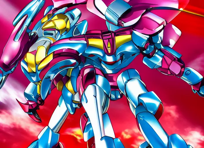 Image similar to super robot bubblegum, 4 k hdr, smooth, sharp focus, high resolution, award - winning photo