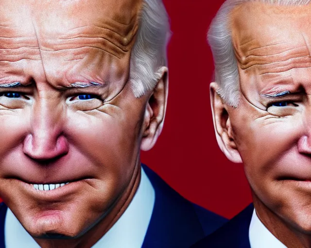 Image similar to A portrait of joe biden with stoned red eyes, highly detailed, studio lighting, professional photograph, 4K HD