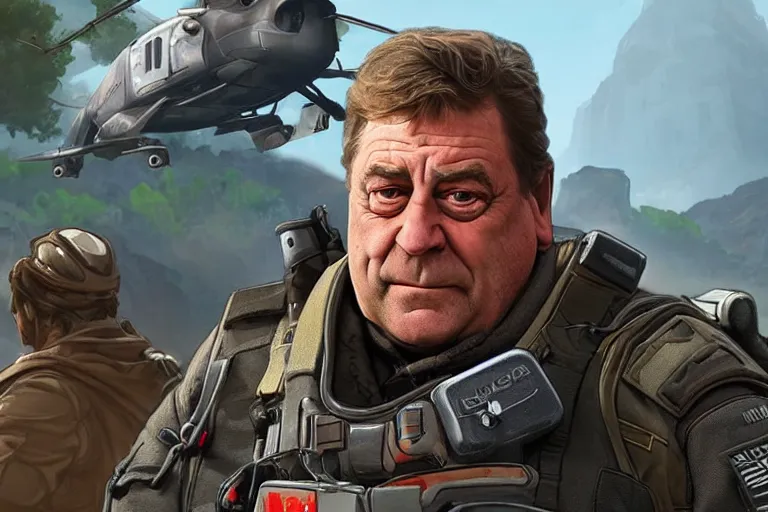 Image similar to john goodman in apex legends