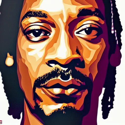 Image similar to snoop dog wpap art