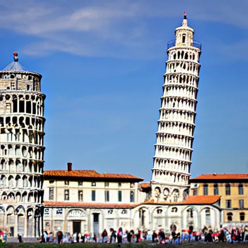 Image similar to a fallen leaning tower of pisa