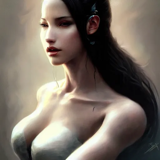 Image similar to tifa lockhart, intricate, elegant, highly detailed, smooth, sharp focus, award - winning, masterpiece, in the style of tom bagshaw, cedric peyravernay, peter mohrbacher, pinterest