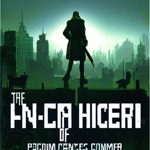 Prompt: the king of hackers game poster printed on playstation 2 video game box , Artwork by Craig Mullins, cinematic composition