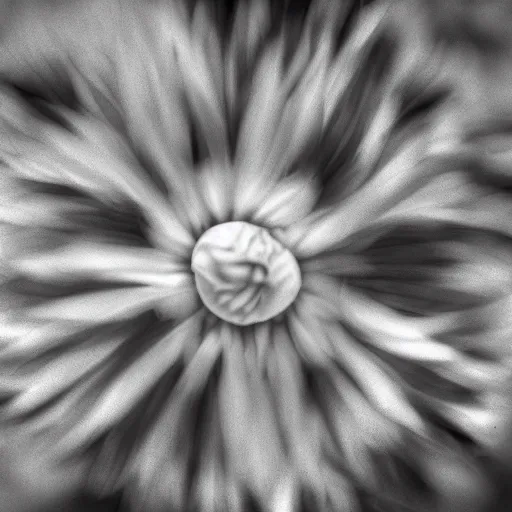 Image similar to a flower in infrared