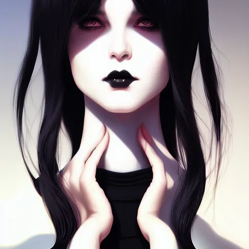 Prompt: a portrait of a beautiful goth woman, art by ilya kuvshinov and wlop and artgerm and josan gonzalez, digital art, highly detailed, intricate, sharp focus, trending on artstation hq, deviantart, pinterest, unreal engine 5, 4 k uhd image