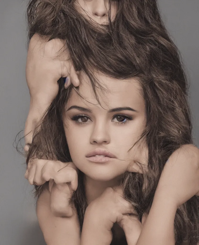 Prompt: 4K photo portrait of Selena Gomez