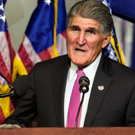 Image similar to joe manchin with a troll face