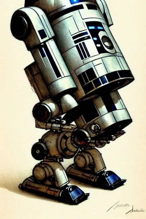 Image similar to (((((1950s robot astromech . muted colors.))))) by Jean-Baptiste Monge !!!!!!!!!!!!!!!!!!!!!!!!!!!