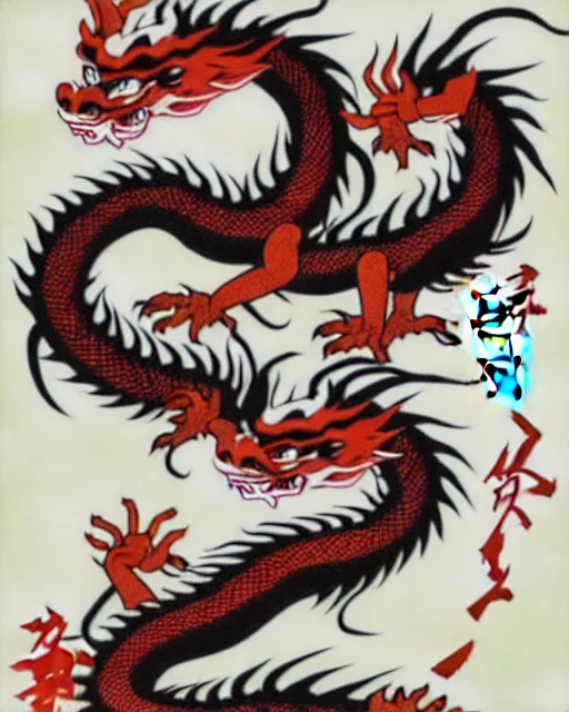 Image similar to chinese dragon by toriyama akira