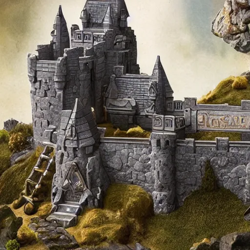 Image similar to photo of castle - greyskull, high detail