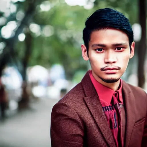 Image similar to outdoor portrait of a young man whose face looks exactly like jose rizal!!! 3 0 years old wearing stylish modern clothes, photo taken in 2 0 2 0, detailed, award winning photography