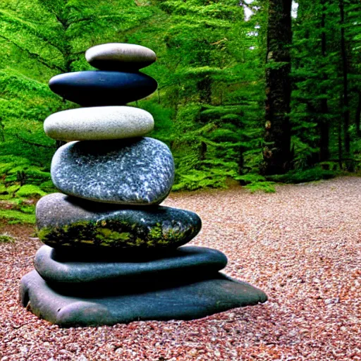 Image similar to zen cairn