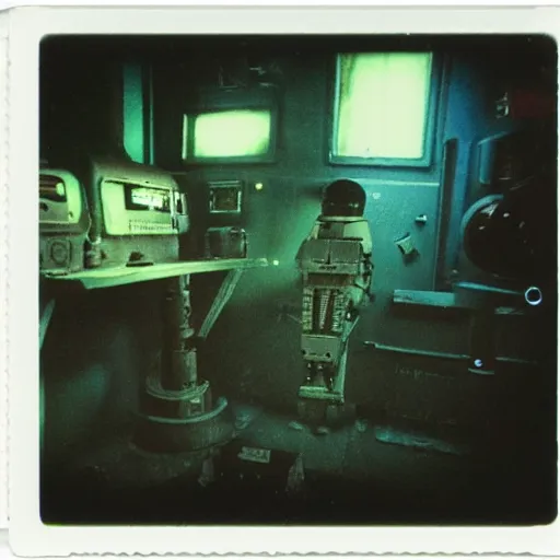 Prompt: polaroid warhammer 40k world by Tarkovsky