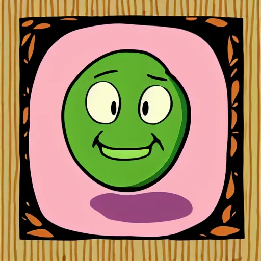 Prompt: cartoon avocado