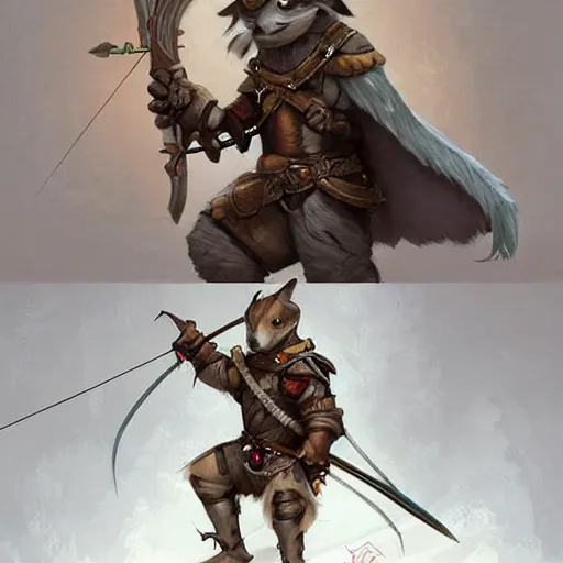 Prompt: cute little anthropomorphic Guinea Pig Crossbow Archer, tiny, small, short, Chainmail outfit, cute and adorable, pretty, beautiful, DnD character art portrait, matte fantasy painting, DeviantArt Artstation, by Jason Felix by Steve Argyle by Tyler Jacobson by Peter Mohrbacher, cinema