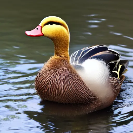 Image similar to a very happy duck 5 4 years old