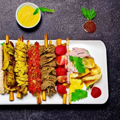 Image similar to juicy tasty shawarma. food photo award winner