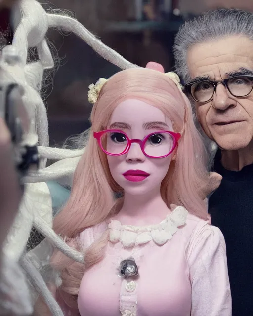 Prompt: film still of belle delphine in a movie directed by martin scorsese