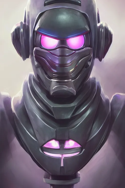 Image similar to epic mask helmet robot ninja portrait stylized as fornite style game design fanart by concept artist gervasio canda, behance hd by jesper ejsing, by rhads, makoto shinkai and lois van baarle, ilya kuvshinov, rossdraws global illumination radiating a glowing aura global illumination ray tracing hdr render in unreal engine 5