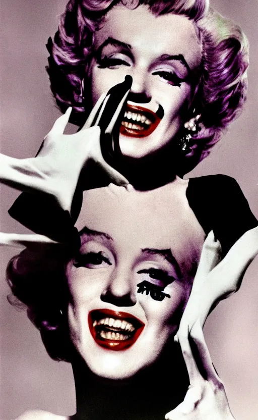 Prompt: Marilyn Monroe as the Joker