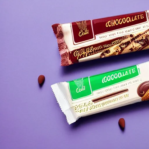 Image similar to chocolate candy bar packaging, modern style, very appealing, marketing photo