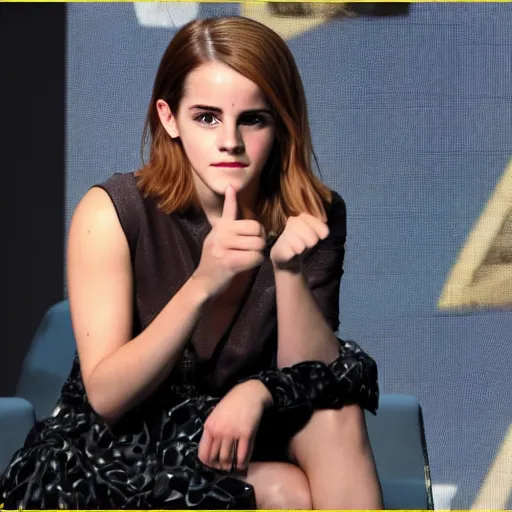 Prompt: what emma watson thinks about being # 1