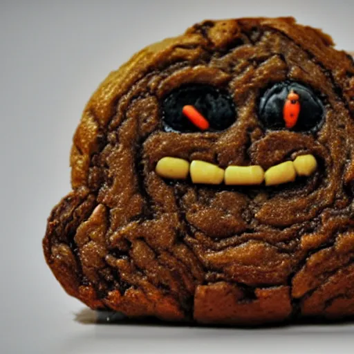 Prompt: hr giger muffin man