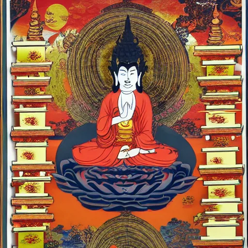 Image similar to naraka, niraya, hell realm in buddhism