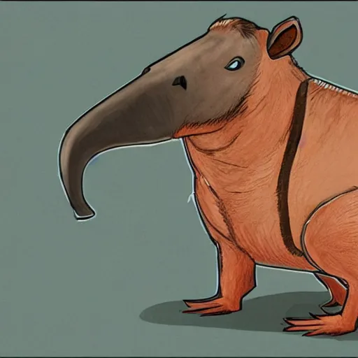 Image similar to gordon freeman - capybara - hybrid