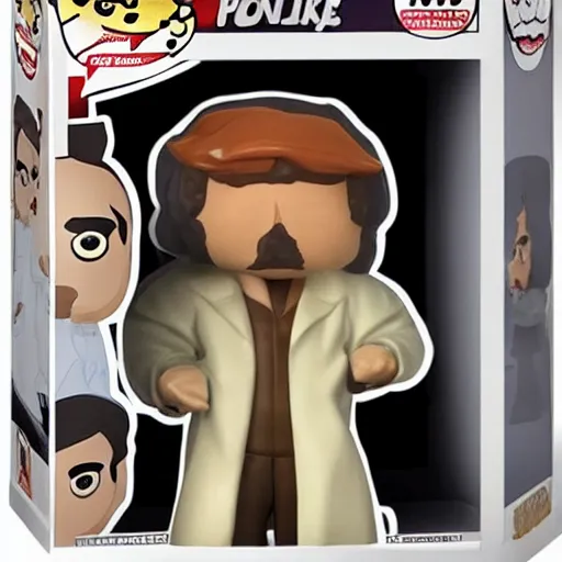 Prompt: columbo as funko pop figure