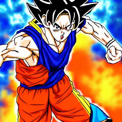 Image similar to basketballer goku