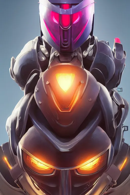 Image similar to epic mask helmet robot ninja portrait stylized as fornite style game design fanart by concept artist gervasio canda, behance hd by jesper ejsing, by rhads, makoto shinkai and lois van baarle, ilya kuvshinov, rossdraws global illumination radiating a glowing aura global illumination ray tracing hdr render in unreal engine 5