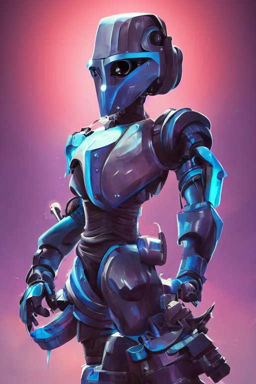 Image similar to epic mask helmet robot ninja portrait stylized as fornite style game design fanart by concept artist gervasio canda, behance hd by jesper ejsing, by rhads, makoto shinkai and lois van baarle, ilya kuvshinov, rossdraws global illumination radiating a glowing aura global illumination ray tracing hdr render in unreal engine 5