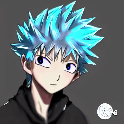 Image similar to killua lightning yo - yo hxh digital art ray tracing trending on art station