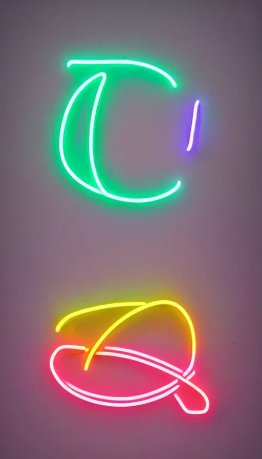 Image similar to a neon infinity sign