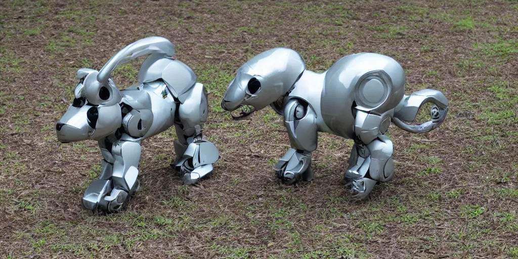 Image similar to photo of cybermorphic robotic animal