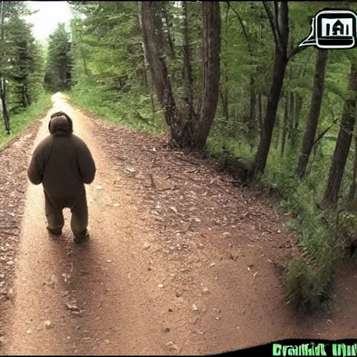 Prompt: trailcam footage of your drunk uncle