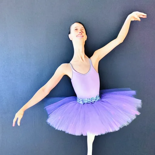 Prompt: a ballet dancer in a tutu with too many legs