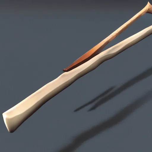 Image similar to 3 d render portrait of a fantasy magic bow weapon
