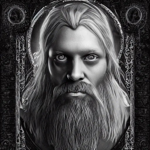 Image similar to Male Victorian Gothic Viking, hd, intricate, bloodborne, 8k, digital art