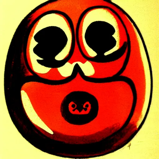 Image similar to daruma with demon head